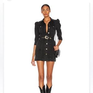 Retrofete Lema Denim Button-Up Dress